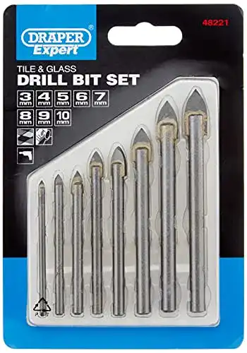 Die beste Fliesenbohrer Draper Expert 48221 Glas-, 8-teiliges Set 2026 Test Bestseller Fliesenbohrer Draper Expert 48221 Glas-, 8-teiliges Set