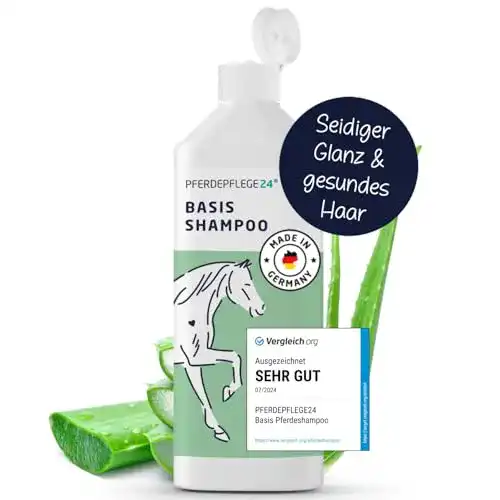 Pferdeshampoo PFERDEPFLEGE24 Mildes – Basis Pferde Shampoo