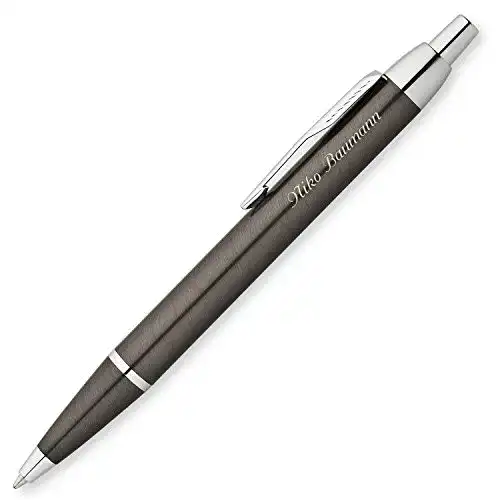 Kugelschreiber PARKER IM Gunmetal C.C. S0856490 Laser-Gravur