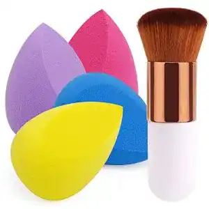 Make-up-Schwamm BEAKEY 4 + 1Pcs Makeup Schwämme Set