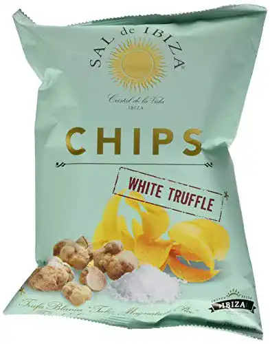 Kartoffelchips Sal de Ibiza Chips Truffles, mit weißen Trüffeln