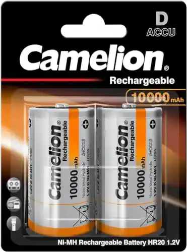 Mono-D-Akku Camelion 17010220 Akku NiMH Batterie, 2 Stück