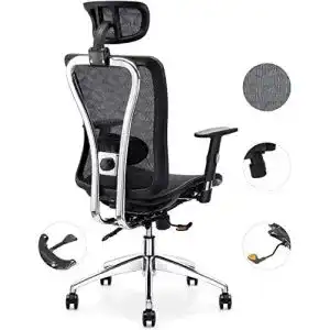 Bürostuhl 150 kg Cedric Bürostuhl, ergonomisch verstellbar