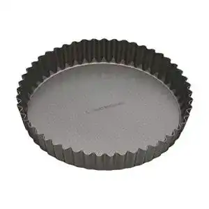Tarteform Master Class KitchenCraft, gewellter Rand, Stahl, 25 cm