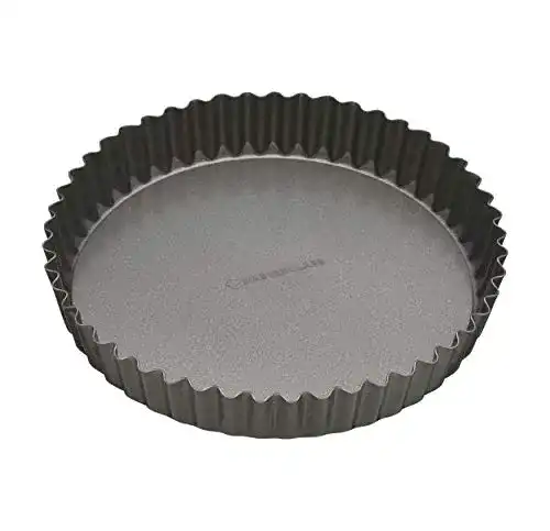 Tarteform Master Class KitchenCraft, gewellter Rand, Stahl, 25 cm