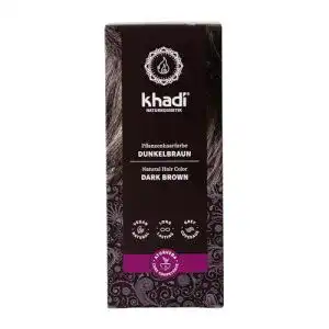 Haarfarbe dunkelbraun Khadi DUNKELBRAUN Pflanzenhaarfarbe