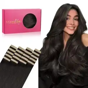 Tape-Extensions Wennalife Tape Extensions Echthaar, 20pcs 50g