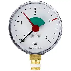 Manometer Sanitop-Wingenroth Rohrfeder-, Druckmessgerät