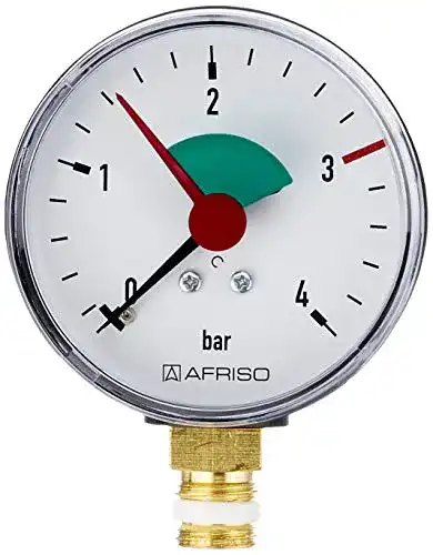 Manometer Sanitop-Wingenroth Rohrfeder-, Druckmessgerät