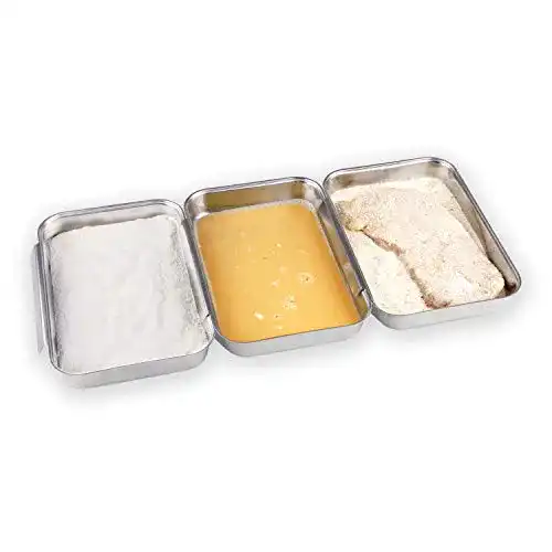 Panierstraße c|h|g Panier-Set, rostfreier Edelstahl, Silber