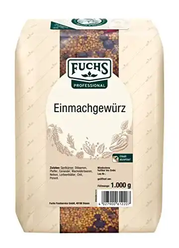 Gurkengewürz Fuchs Einmachgewürz ganz, 1 kg zum Einmachen