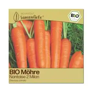 Möhren-Samen Samenliebe BIO Möhren Samen Nantaise 2 Milan