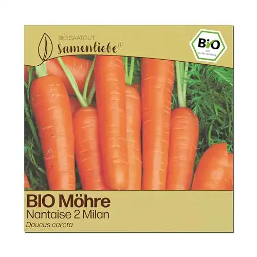 Möhren-Samen Samenliebe BIO Möhren Samen Nantaise 2 Milan