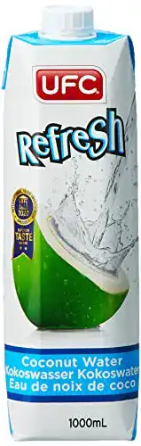 Kokoswasser UFC Reines 100% Pure Kokosnusswasser Thailand 1 L