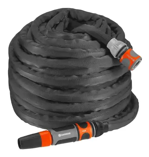 Flexibler Gartenschlauch (30m) Gardena Textilschlauch Liano Set