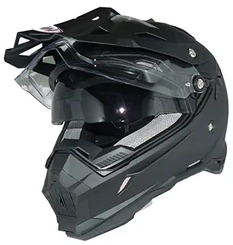 Crosshelm mit Visier protectWEAR Endurohelm Crosshelm