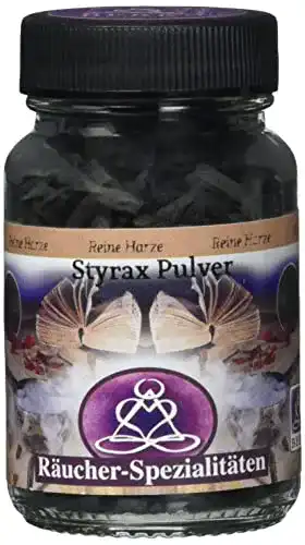 Styrax Berk HS-245 Räucherwerk – Pulver – Reine Harze, 50 ml