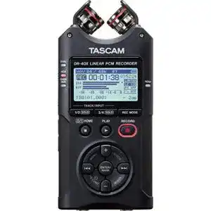 Tascam-Recorder Tascam DR-40X Tragbar Vierspur-Audiorecorder