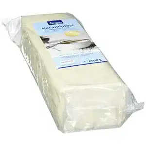 Töpferton Glorex 6 8070 301 Keramiplast, lufthärtend, weiß
