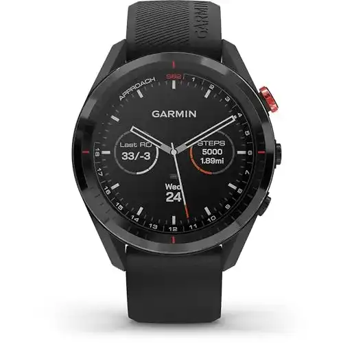 Garmin-Golfuhr Garmin Approach S62 Smartwatch Golf, schwarz