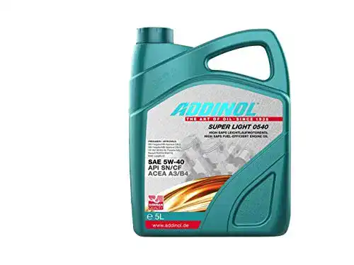 Motoröl 5w40 Addinol SUPER LIGHT 5W-40 A3/B4 Motorenöl, 5 L