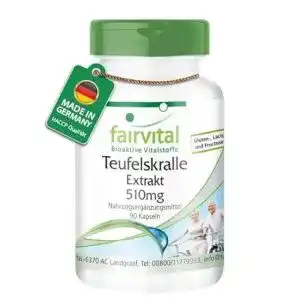 Teufelskralle-Kapseln fairvital Teufelskralle Kapseln 510mg, 90 Kaps.