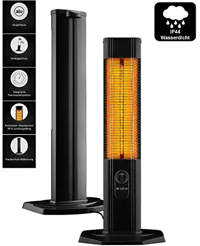 Elektroheizstrahler LUXEVA LXV2000 Infrarot Heizung Heizstrahler