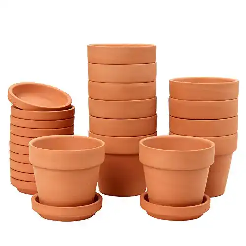 Kleine Tontöpfe Briful 12 Stück Mini Terrakotta Topf 7.9 x 7.4 cm