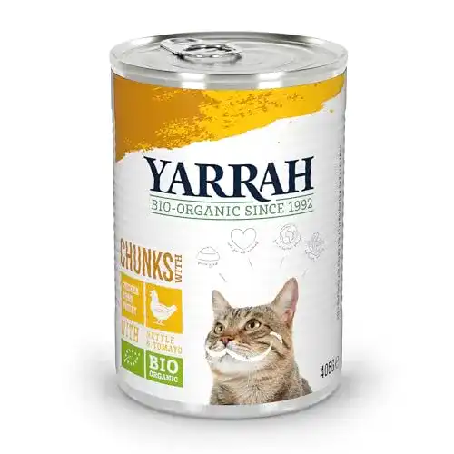 Die beste Yarrah-Katzenfutter Yarrah Bio Katzenfutter Bröckchen Huhn, 12er 2026 Test Bestseller Yarrah-Katzenfutter Yarrah Bio Katzenfutter Bröckchen Huhn, 12er