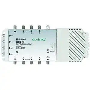 Quad-LNB-Multischalter Axing SPU 58-05 Multischalter 5 in 8