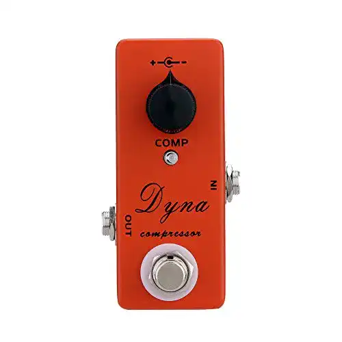 Gitarren-Effektgerät Andoer Dyna Kompressor E-Gitarre Effektpedal