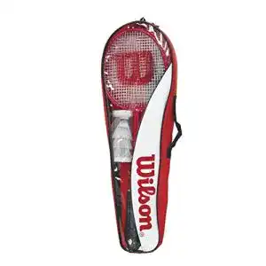 Badminton-Set Wilson, Tour, Unisex, Inkl. 4 Schläger, 3 Federbälle