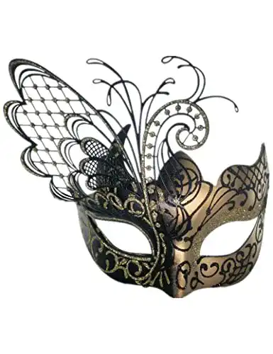 Venezianische Maske Ubauta Venezianisch, Schmetterling