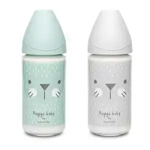 Babyflasche (Glas) SUAVINEX Pack Babyflasche Glas 2 x 240 ml