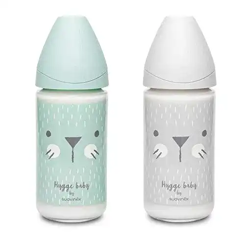 Babyflasche (Glas) SUAVINEX Pack Babyflasche Glas 2 x 240 ml