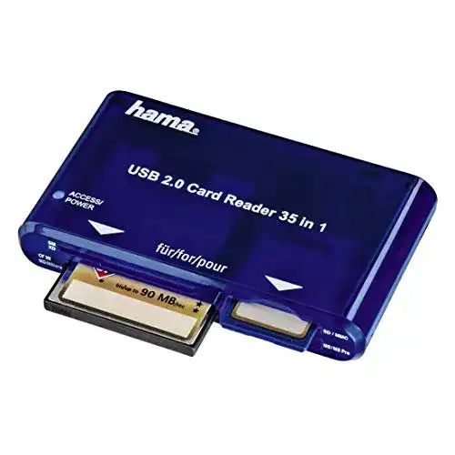 XQD-Kartenleser Hama Kartenleser USB 2.0 – 35-in-1