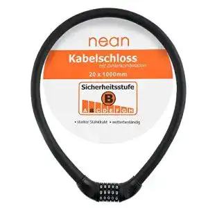 Nean-Fahrradschloss nean Fahrrad-Kabel-Zahlen-Schloss