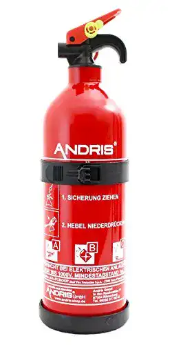 Andris-Feuerlöscher ANDRIS Orig. ® Feuerlöscher 1kg ABC Pulver