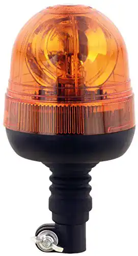 Rundumleuchte AdLuminis Halogen orange, groß mit flexiblem Fuß