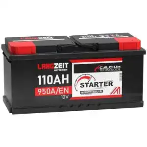 Autobatterie 110Ah LANGZEIT Starterbatterie