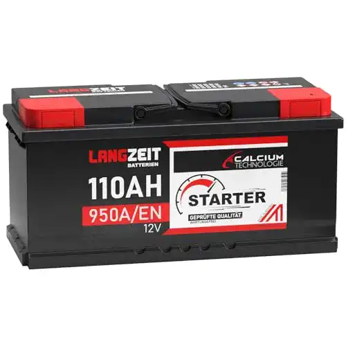 Autobatterie 110Ah LANGZEIT Starterbatterie