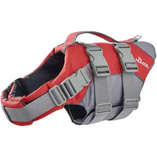 Schwimmweste für Hunde HUNTER MOSS L, rot