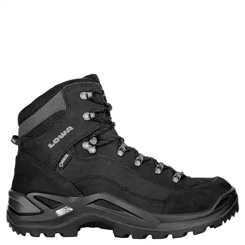 Bergschuhe Unisex LOWA Herren Renegade GTX Mid Ankle Boot,Schwarz