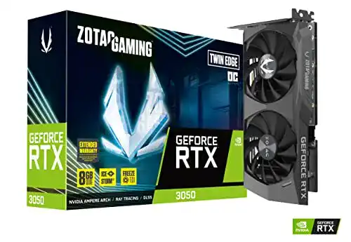 GeForce RTX 3050 Zotac RTX 3050 TwinEdgeOC ZT-A30500H-10M