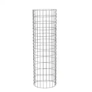 Gabionen ESTEXO -Säulen, Stein, Steinkorb, Gabione, Säule Ø35 cm