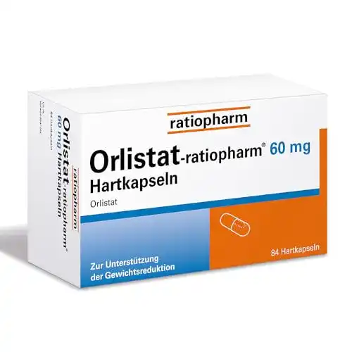 Fettbinder Ratiopharm Orlistat- 60 mg Hartkapseln, 84 St. Kapseln