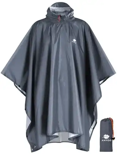 Regenponcho Fahrrad Anyoo Leichter Wasserdichter Regenjacken