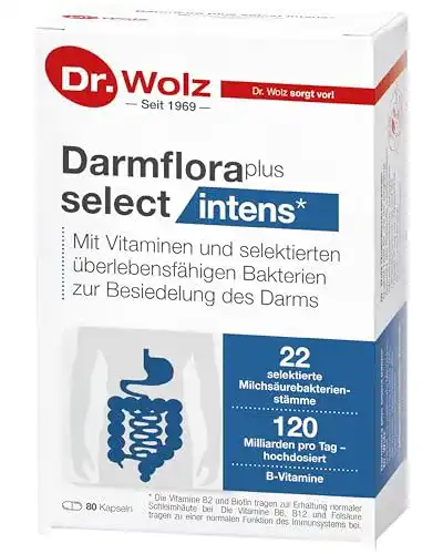 Probiotika Dr. Wolz Darmflora plus select intens, 80 Kapseln
