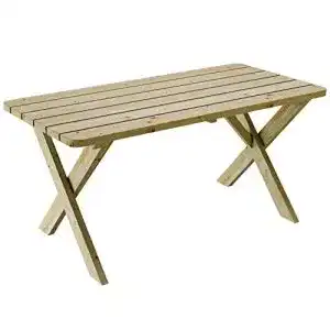 Gartentisch (Holz) PLATAN ROOM, Kiefernholz 150 cm breit