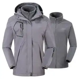 3-in-1-Jacke Damen donhobo Damen Jacken 3-in-1 Fleece Gefüttert